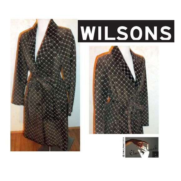 Wilsons Leather Jackets & Blazers - WILSONS LEATHER Maxima  Brown Coat Sz M